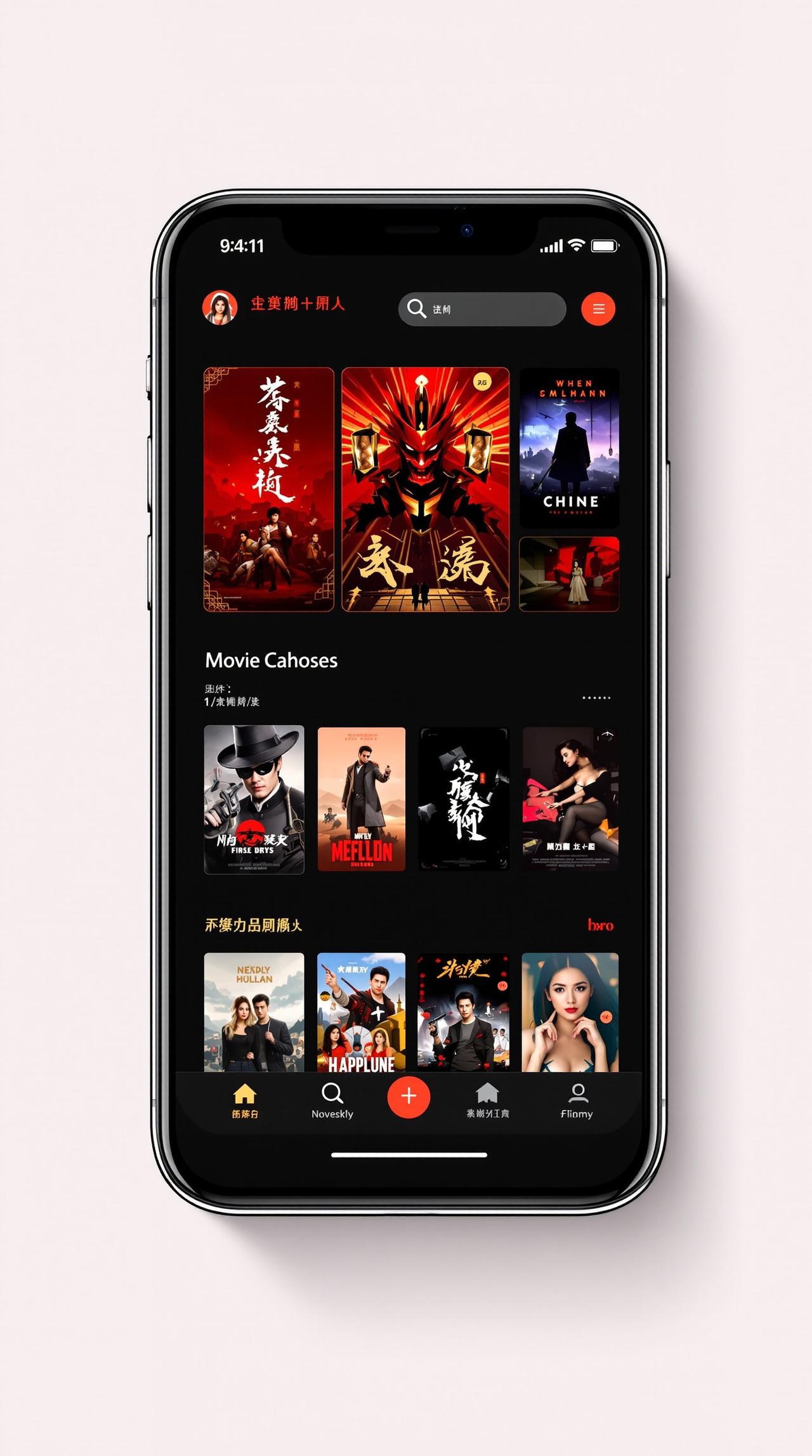 888电影APP界面预览